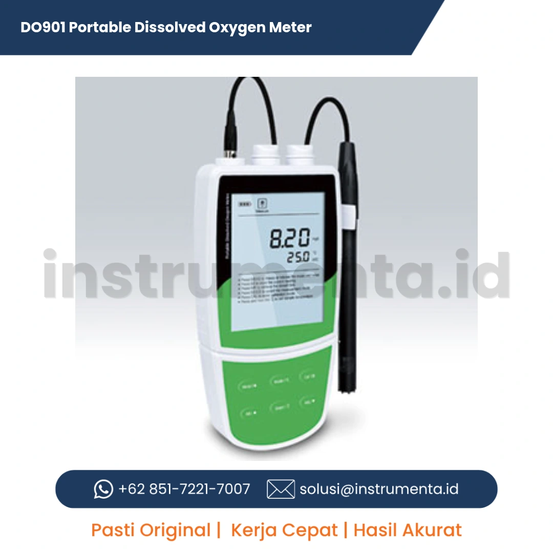 Official Supplier DO901 Portable Dissolved Oxygen Meter Alat Ukur Kadar Oksigen Terlarut Air Digital Presisi Tinggi
